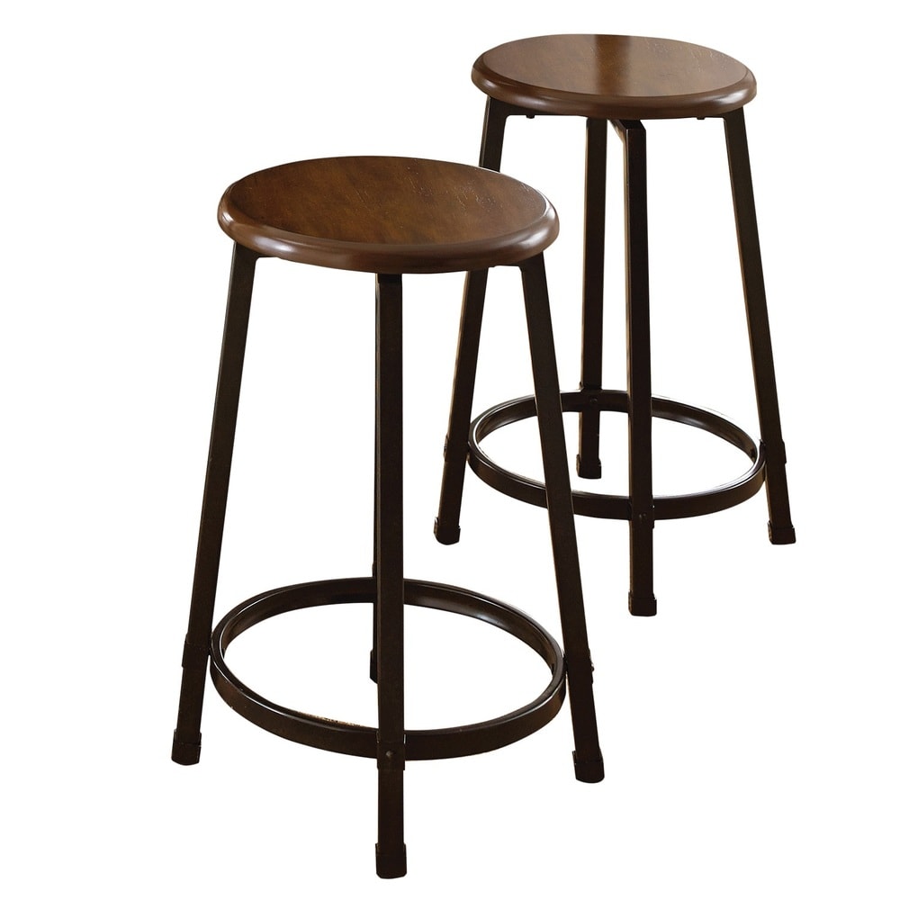 claren leather counter stool by greyson living