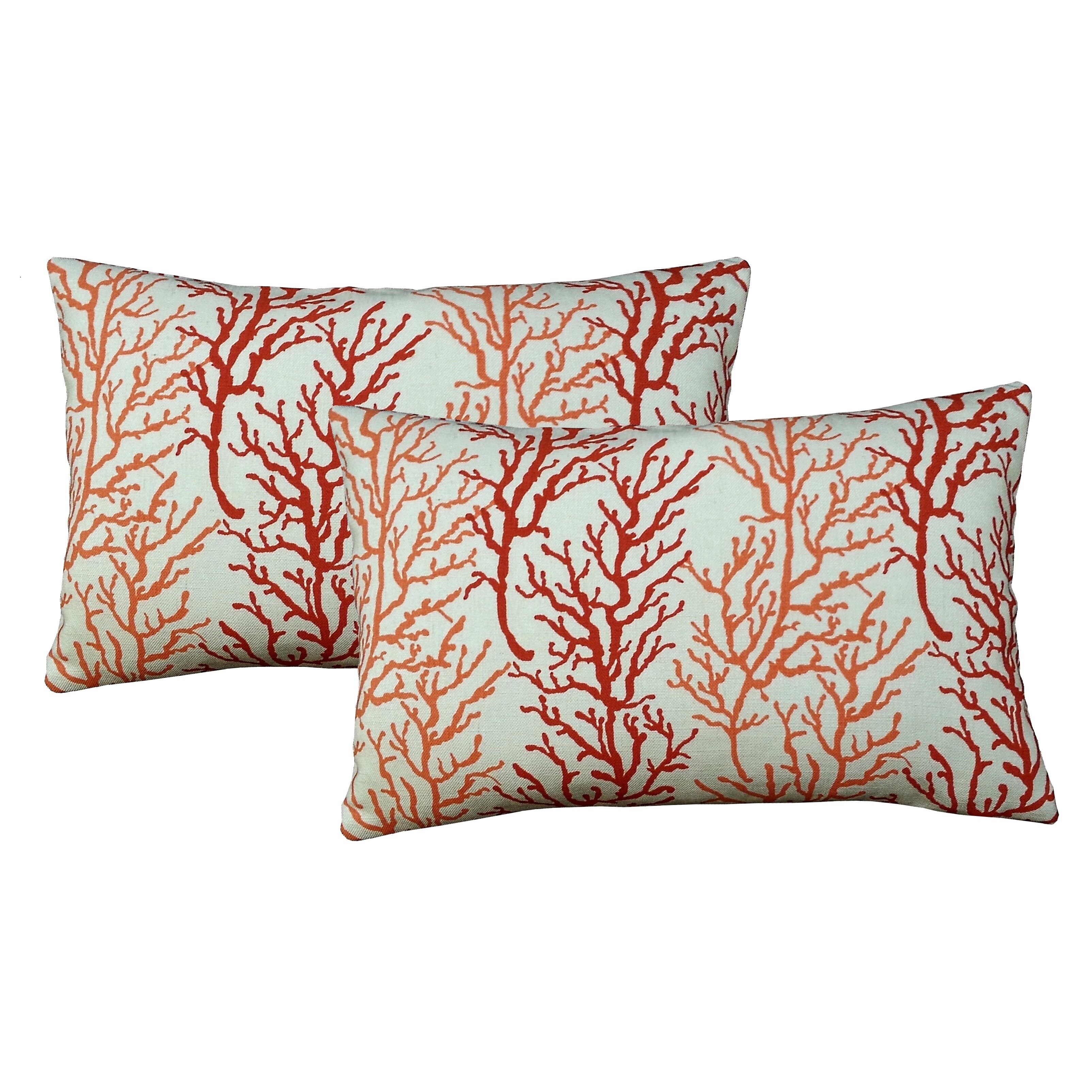 Shop Coral 20 Inch Accent Pillows 2 Pack Free Shipping Today   Coral 13 X 20 Inch Pillows 2 Pk E8d578c9 1363 4914 84b2 965890b0a0a7 