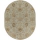 preview thumbnail 2 of 5, Hand Tufted Foster Wool Area Rug 8' x 10' Oval - Moss