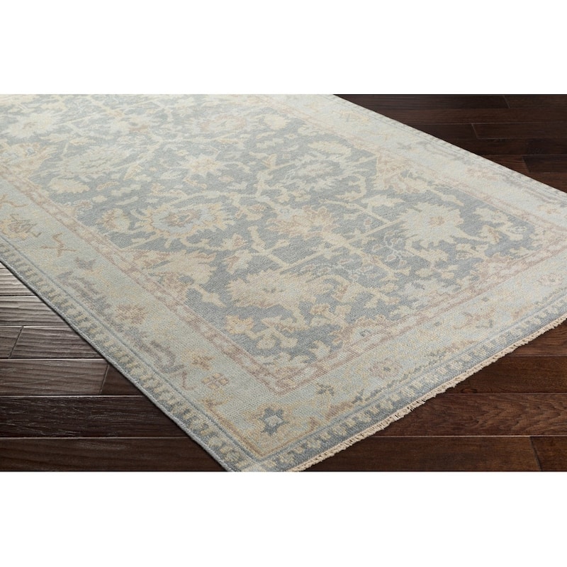 Hand Knotted Goodwin Wool Area Rug - 8' x 11' - 8' x 11' - 8' x 11' - Slate