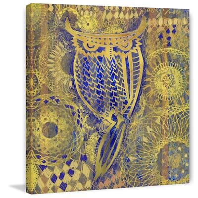 Marmont Hill - Owl Painting Print on Canvas - Multi-Color
