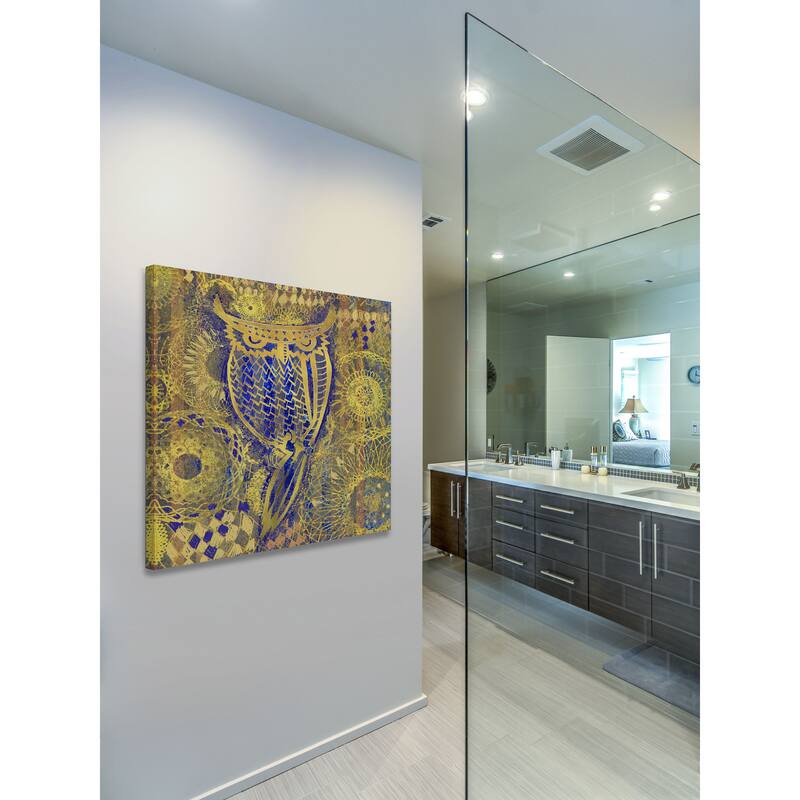 Marmont Hill - Owl Painting Print on Canvas - Multi-Color
