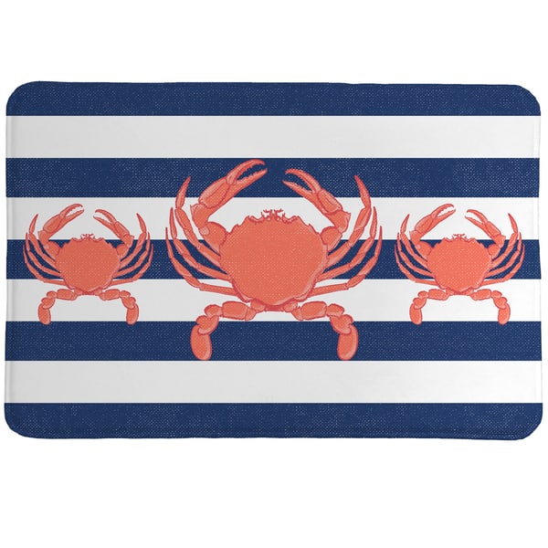 slide 2 of 5, Crab Trio Memory Foam Rug - 20 x 30