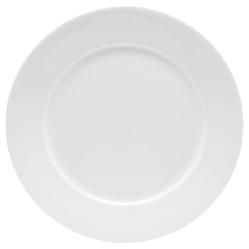 Red Vanilla Rimmed Oversized Dinner Plate 11.75" (Set of 2)