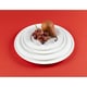 preview thumbnail 3 of 1, Red Vanilla Rimmed Oversized Dinner Plate 11.75" (Set of 2)