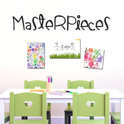 Masterpieces Wall Decal (60 x 10)