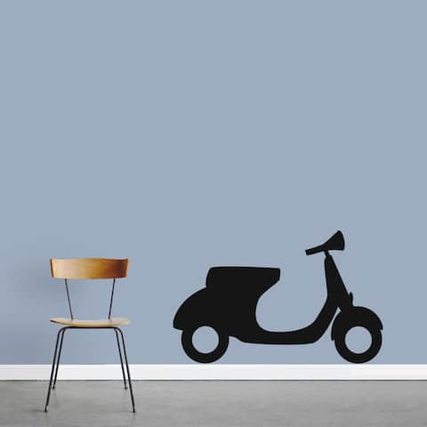 Motor Scooter Wall Decal (48 x 30)