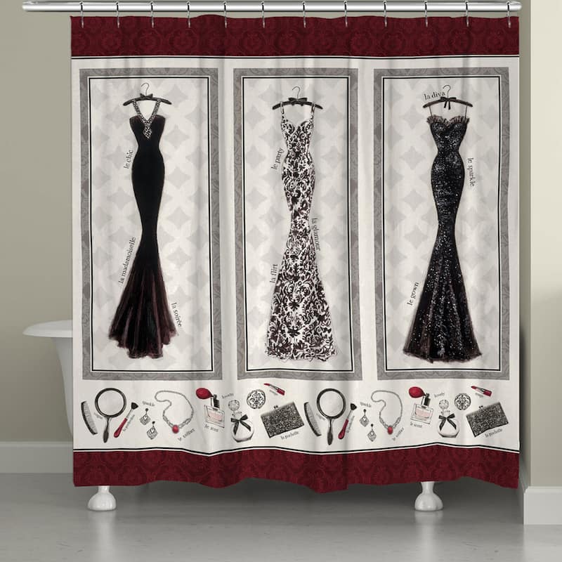 Merlot Fashion Shower Curtain
