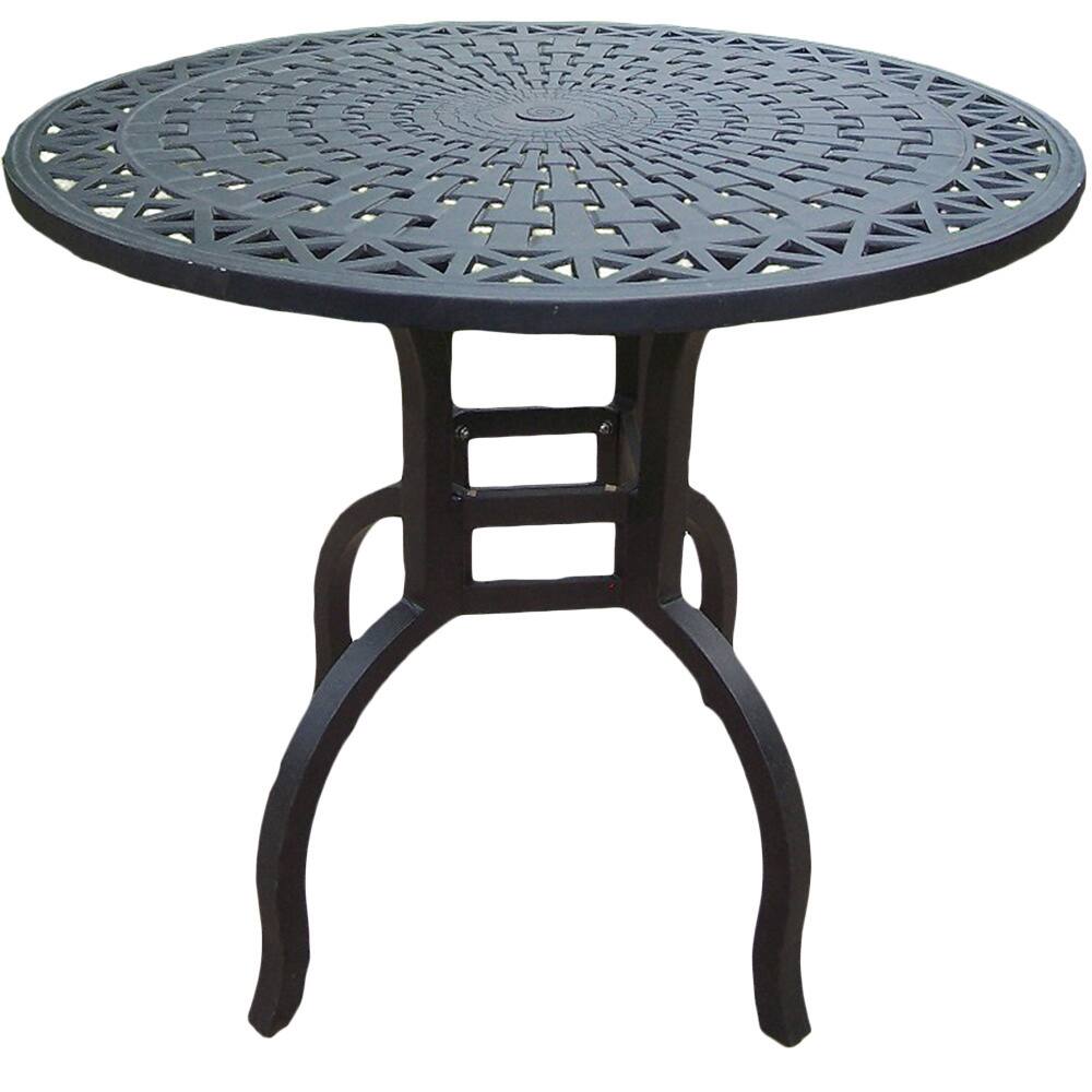 Premium Aluminum 42-inch Diameter Counter Height Bar Table - N/A