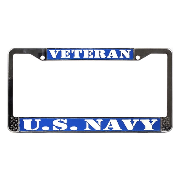 US Navy Veteran License Plate Frame - Free Shipping On Orders Over $45 ...