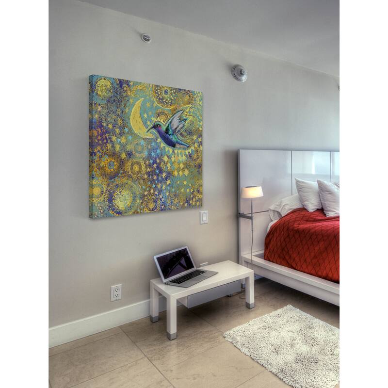 Marmont Hill - Hummingbird 2 Painting Print on Canvas - Multi-Color