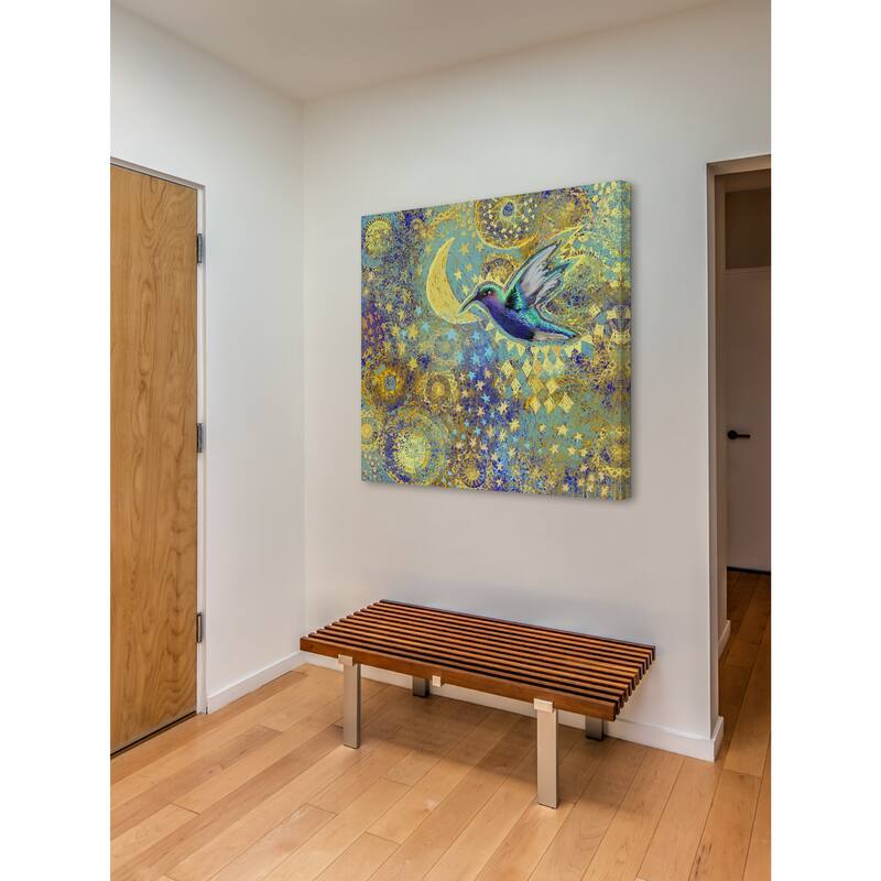 Marmont Hill - Hummingbird 2 Painting Print on Canvas - Multi-Color