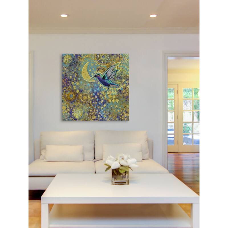 Marmont Hill - Hummingbird 2 Painting Print on Canvas - Multi-Color
