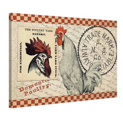 Marmont Hill 'The Poultry Yard' Painting Print on Canvas - Multi-Color