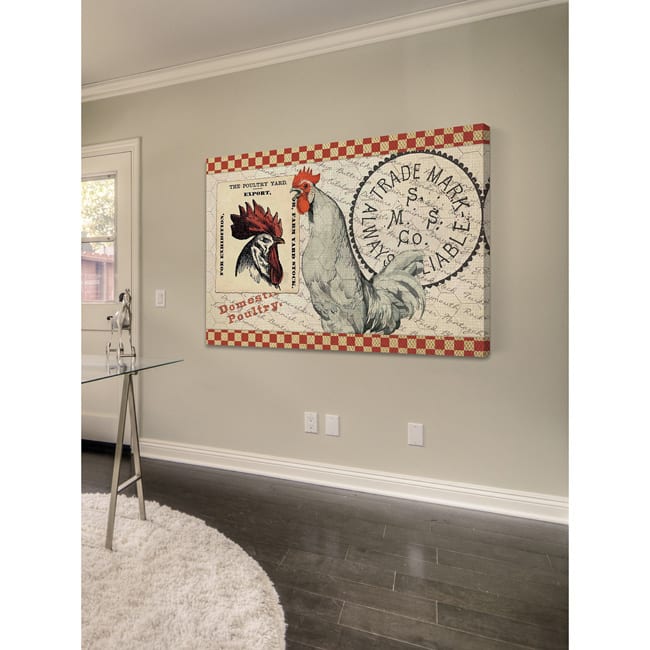Marmont Hill 'The Poultry Yard' Painting Print on Canvas - Multi-Color