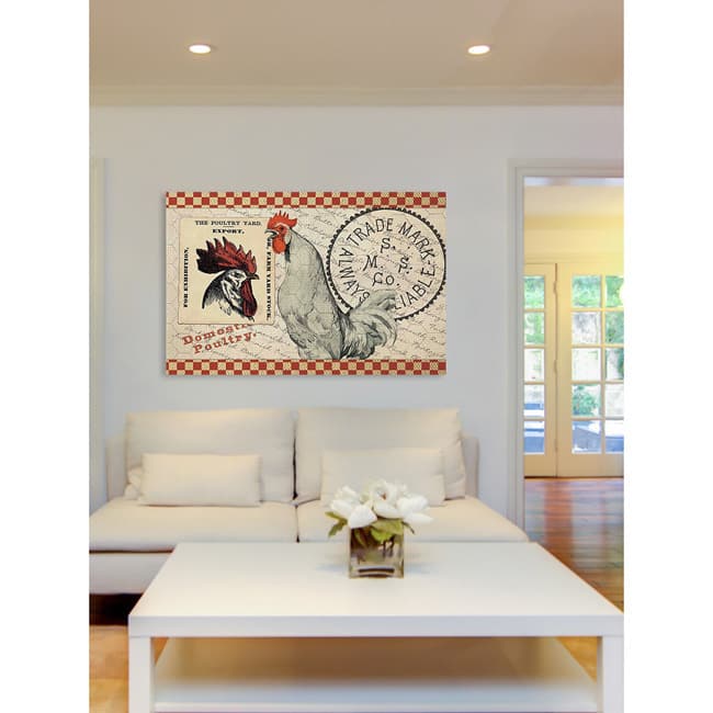 Marmont Hill 'The Poultry Yard' Painting Print on Canvas - Multi-Color