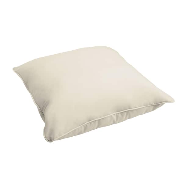 Sorra Home Sloane Ivory 26inch Indoor/ Outdoor Corded Floor Pillow Bed Bath & Beyond 11160811
