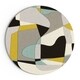 preview thumbnail 21 of 28, Hand Tufted Hampshire Wool Area Rug Olive - Round - 4' x 4'