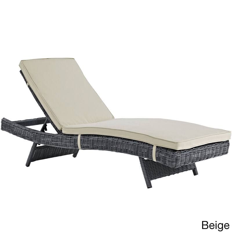 Invite Outdoor Patio Chaise - Antique Canvas Beige