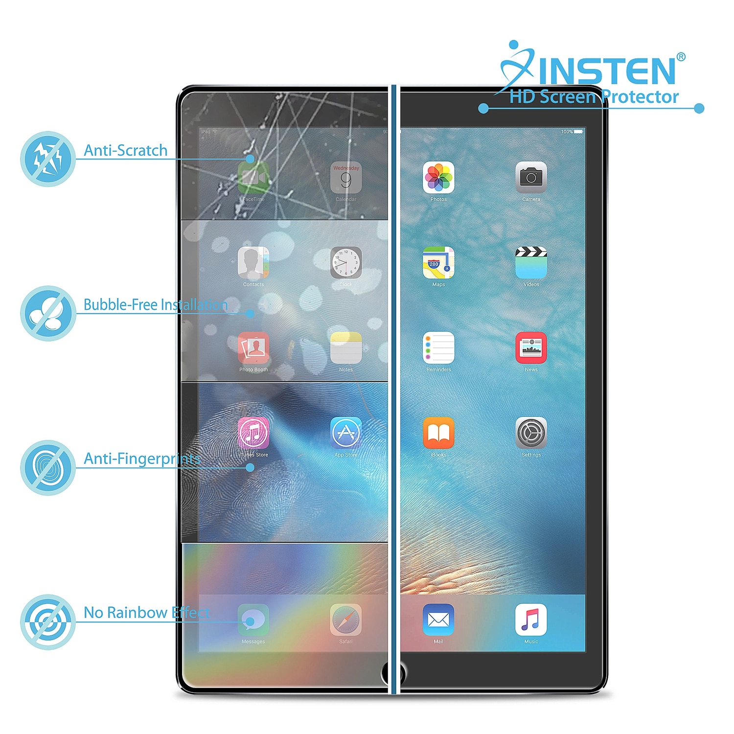 12.9/" Screen Protector Anti-Glare//Anti-Fingerprint Apple iPad Pro iPad Pro