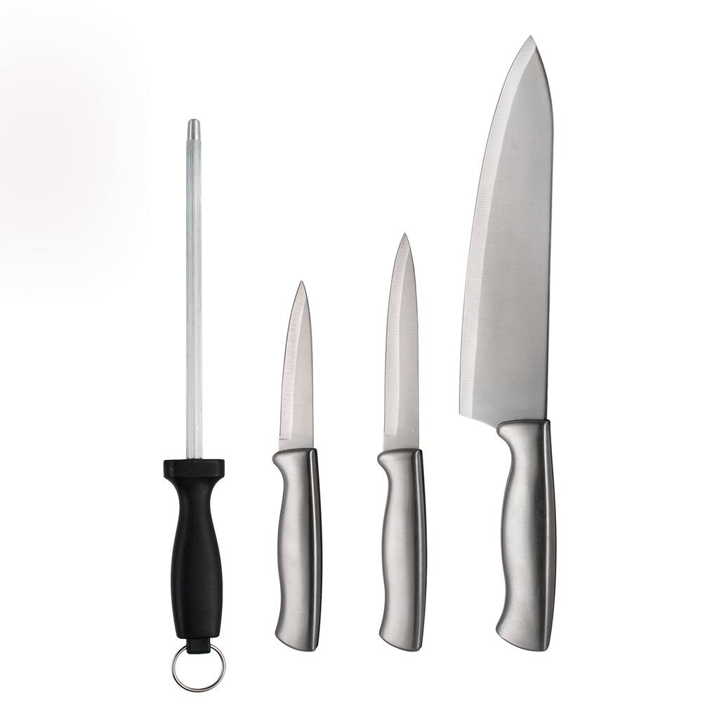 Stainless Steel 4-piece Multi-purpose Cutlery Set