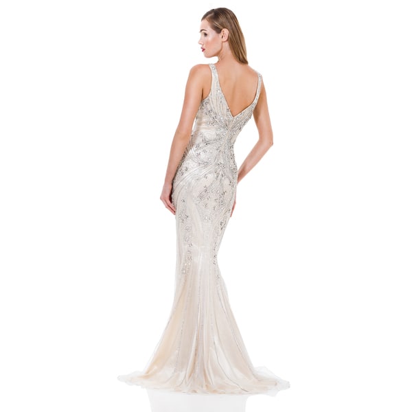 Shop Terani Couture Crystal Embellished Wedding Dress Free