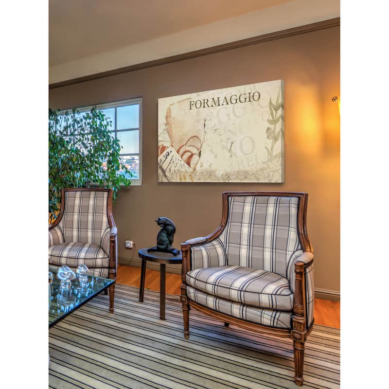 Marmont Hill - 'Cheese' Painting Print on Canvas - Multi-Color