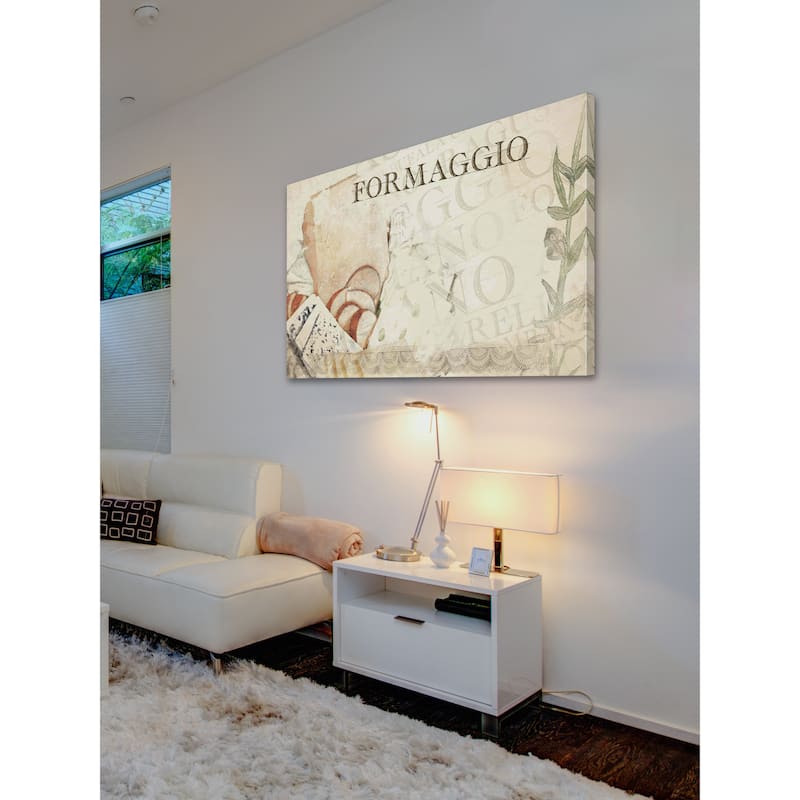 Marmont Hill - 'Cheese' Painting Print on Canvas - Multi-Color