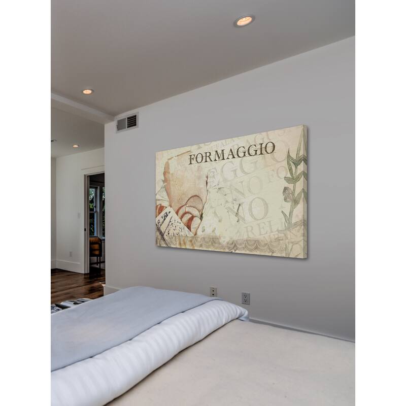 Marmont Hill - 'Cheese' Painting Print on Canvas - Multi-Color
