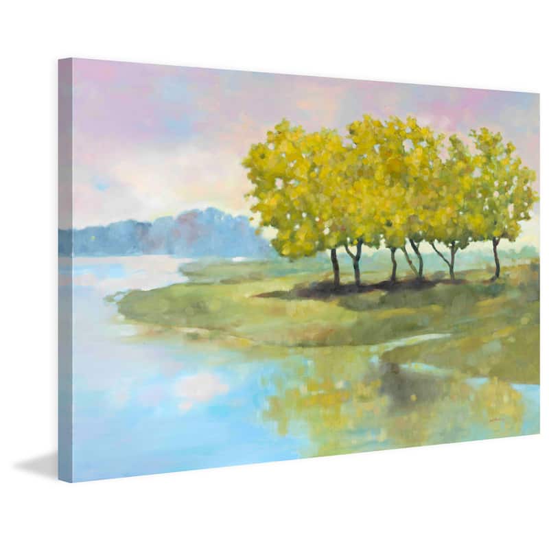 Marmont Hill - 'Lyndhurst Water I' by Michael Woodward Painting Print on Canvas - Multi-Color