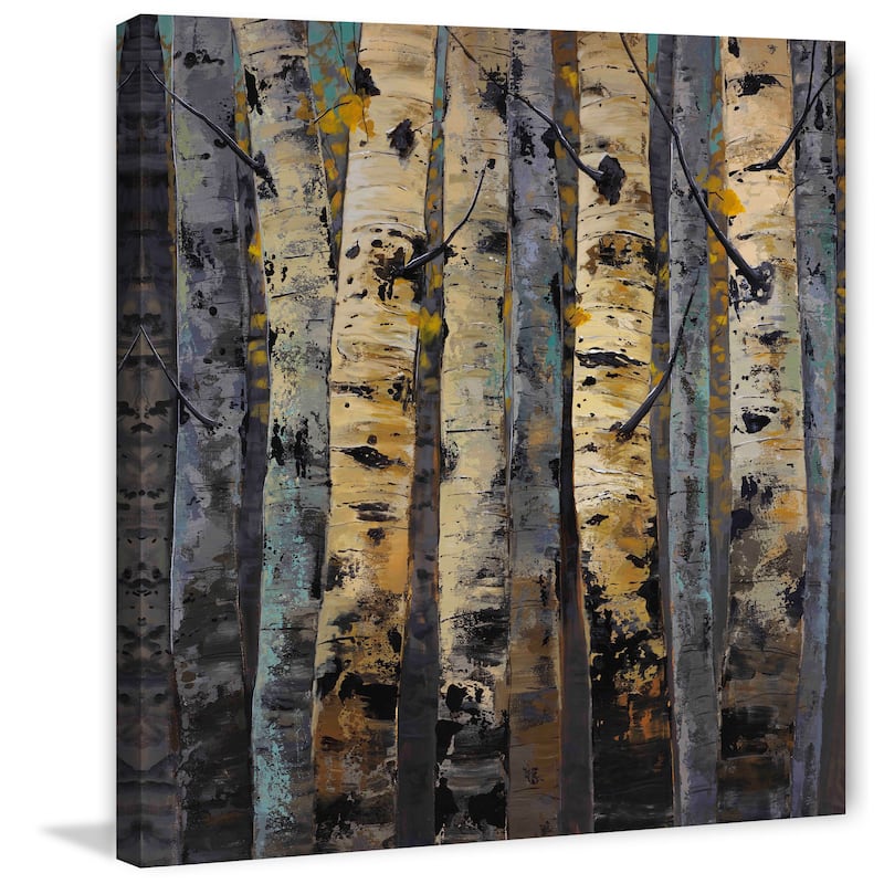 Marmont Hill - 'Gold Infusion II' by Michael Woodward Painting Print on Canvas - Multi-Color