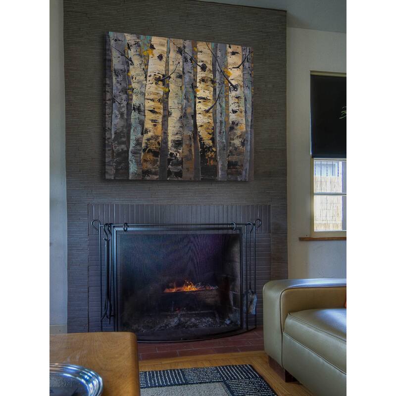 Marmont Hill - 'Gold Infusion II' by Michael Woodward Painting Print on Canvas - Multi-Color
