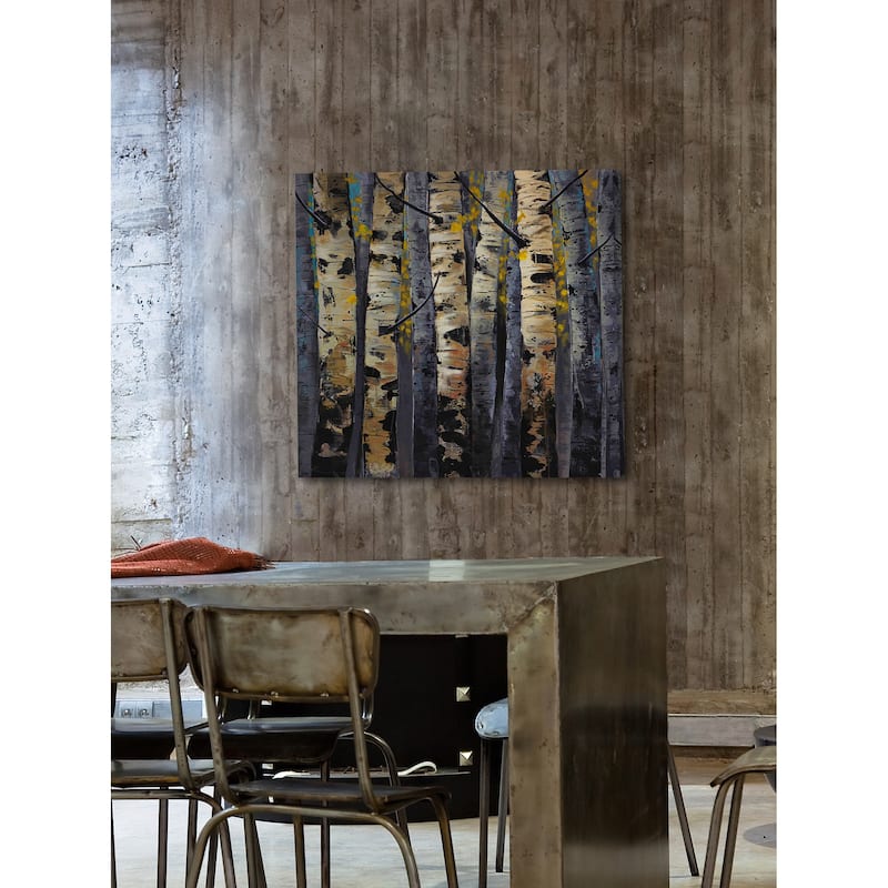 Marmont Hill - 'Gold Infusion I' by Michael Woodward Painting Print on Canvas - Multi-Color