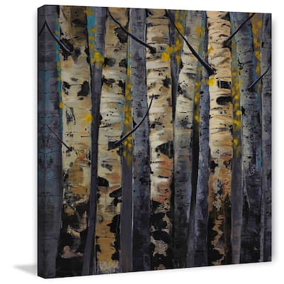 Marmont Hill - 'Gold Infusion I' by Michael Woodward Painting Print on Canvas - Multi-Color