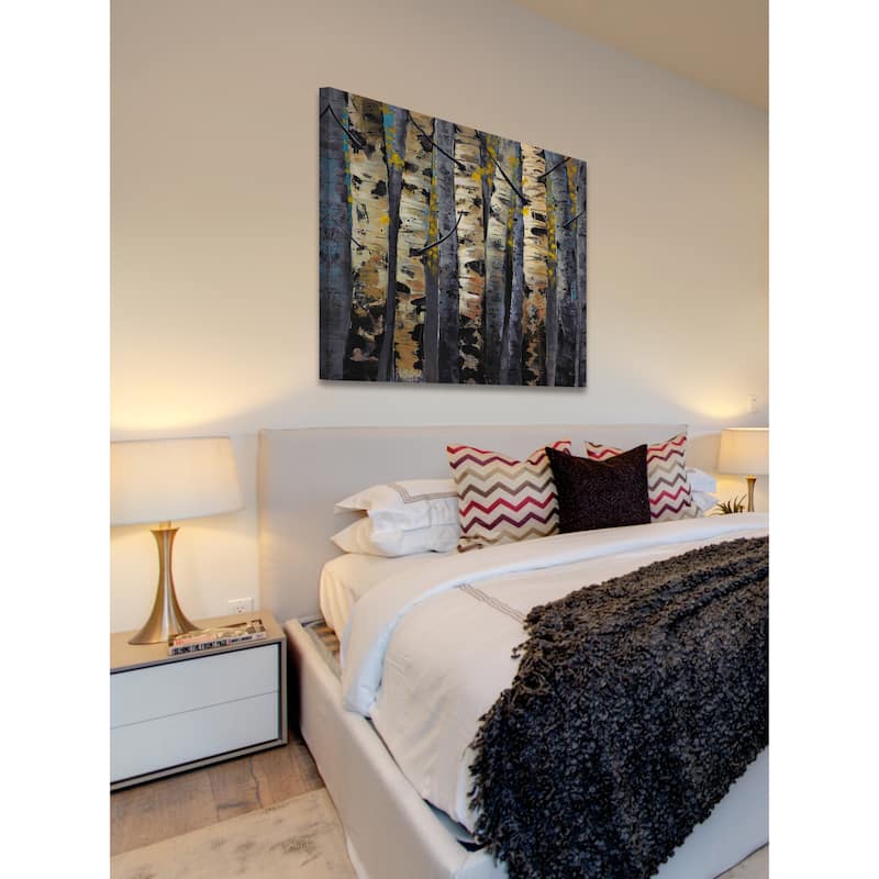 Marmont Hill - 'Gold Infusion I' by Michael Woodward Painting Print on Canvas - Multi-Color