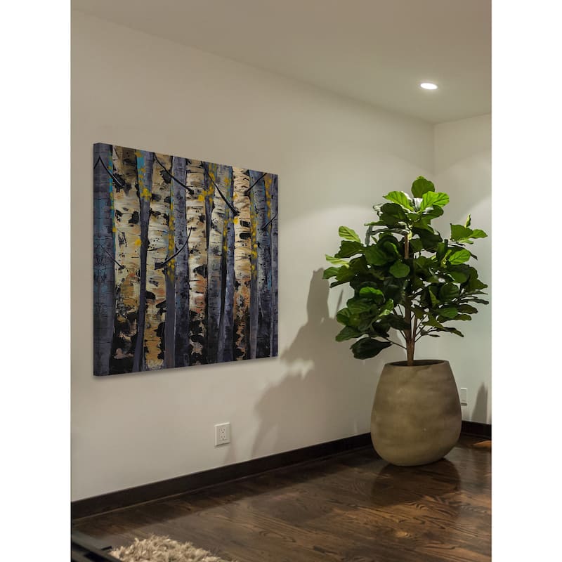 Marmont Hill - 'Gold Infusion I' by Michael Woodward Painting Print on Canvas - Multi-Color