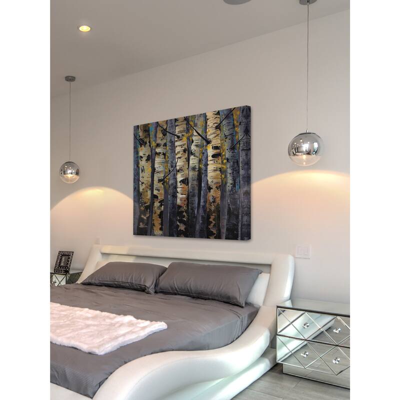 Marmont Hill - 'Gold Infusion I' by Michael Woodward Painting Print on Canvas - Multi-Color