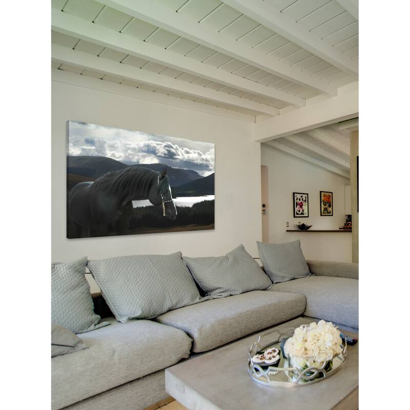 Marmont Hill - 'Solitude and Wander' Michael Woodward Painting Print on Canvas - Multi-Color