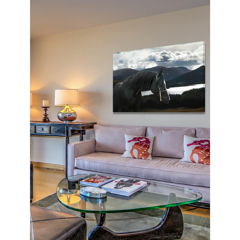 Marmont Hill - 'Solitude and Wander' Michael Woodward Painting Print on Canvas - Multi-Color