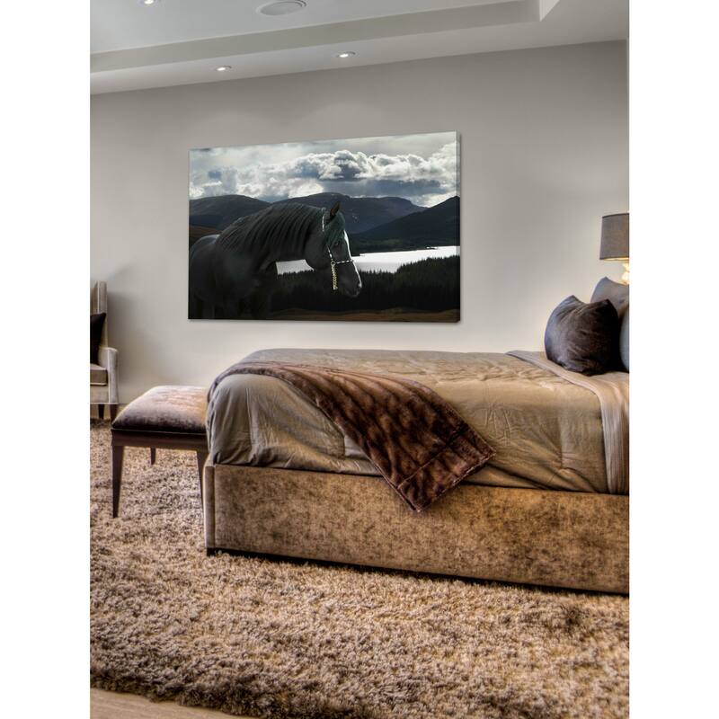 Marmont Hill - 'Solitude and Wander' Michael Woodward Painting Print on Canvas - Multi-Color