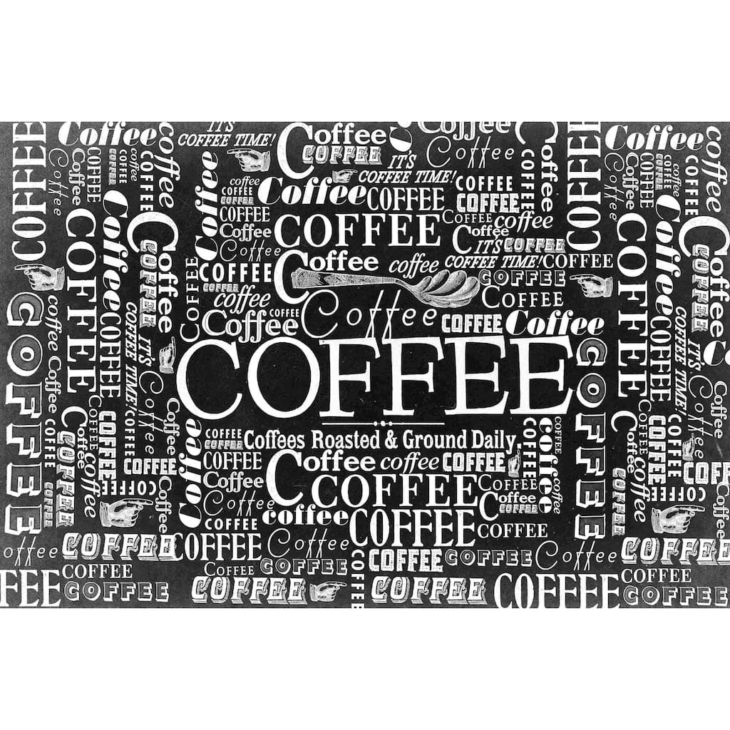 Marmont Hill - 'Coffee Pattern' Painting Print on Canvas - Multi-Color