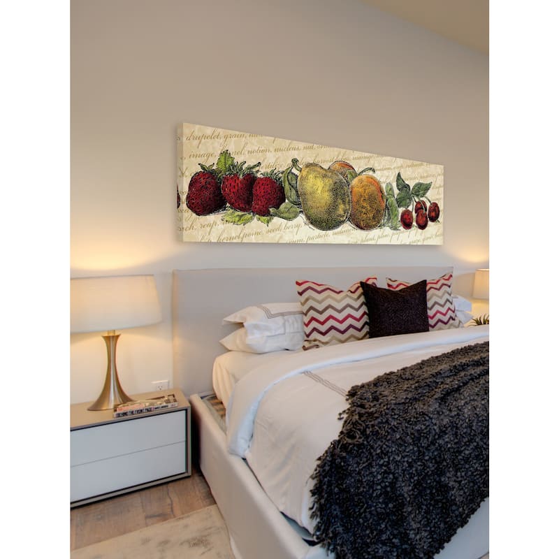 Marmont Hill - 'Fruit and Veg A' Painting Print on Canvas - Multi-Color