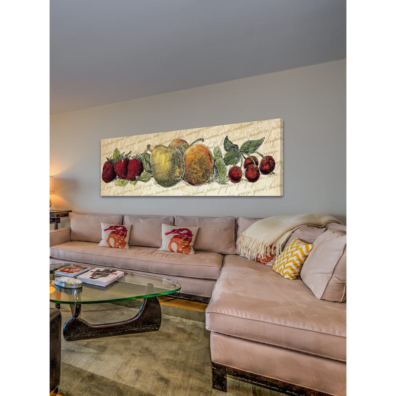 Marmont Hill - 'Fruit and Veg A' Painting Print on Canvas - Multi-Color