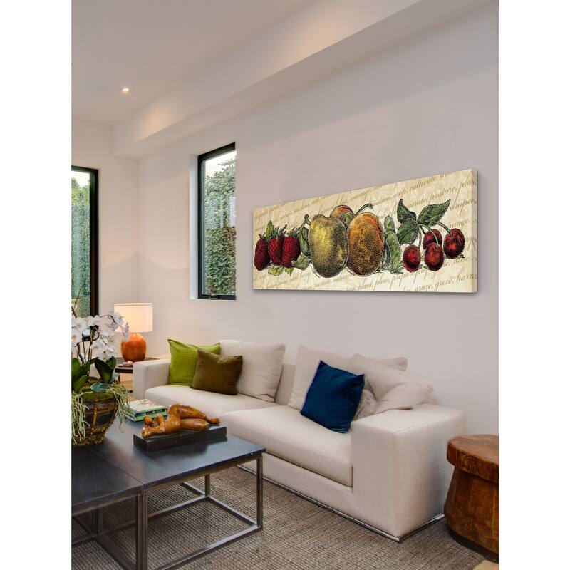 Marmont Hill - 'Fruit and Veg A' Painting Print on Canvas - Multi-Color