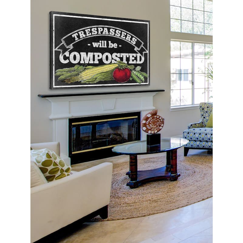 Marmont Hill - 'Veggies Chalk' Painting Print on Canvas - Multi-Color