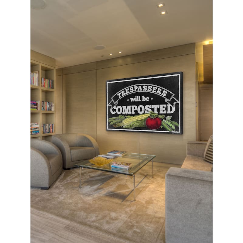 Marmont Hill - 'Veggies Chalk' Painting Print on Canvas - Multi-Color