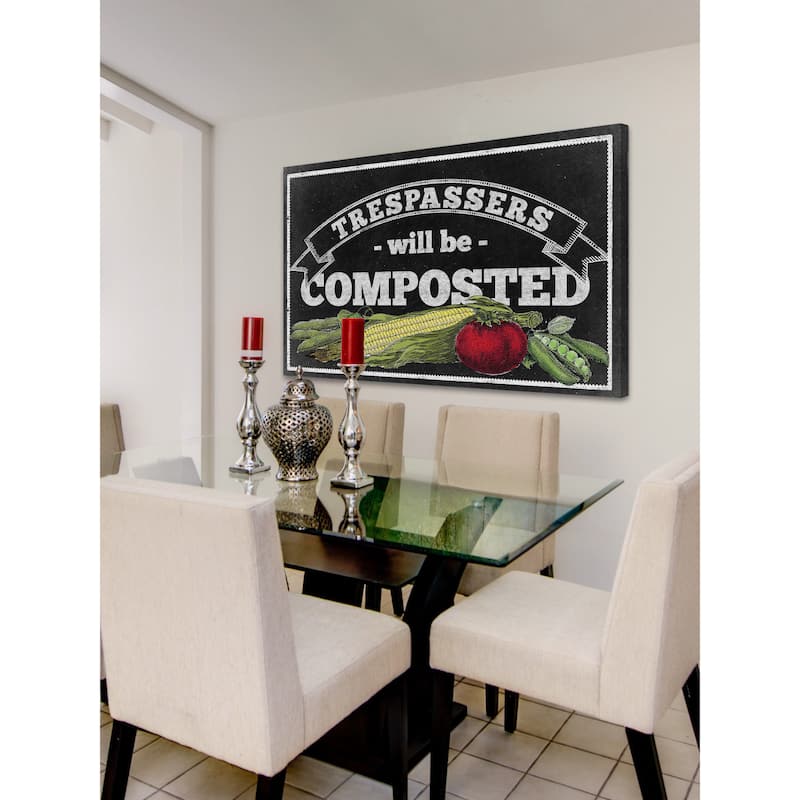 Marmont Hill - 'Veggies Chalk' Painting Print on Canvas - Multi-Color