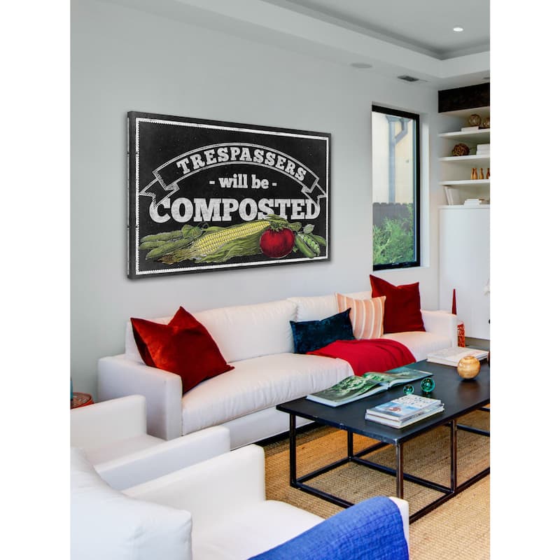 Marmont Hill - 'Veggies Chalk' Painting Print on Canvas - Multi-Color