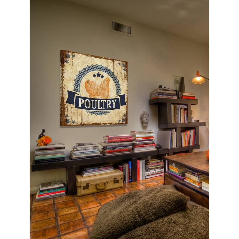 Marmont Hill - 'Poultry 2' Painting Print on Canvas - Multi-Color