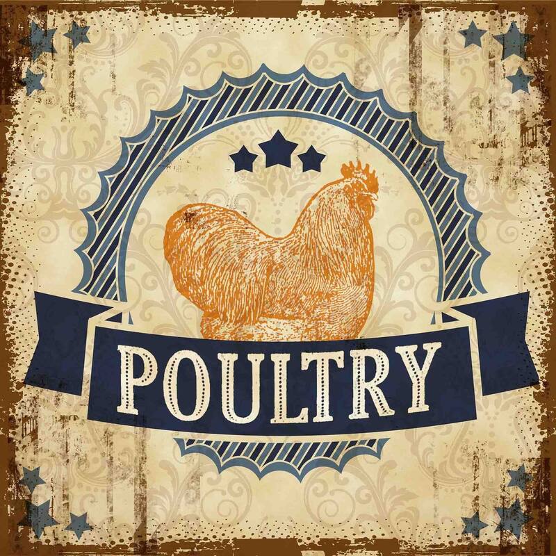 Marmont Hill - 'Poultry 2' Painting Print on Canvas - Multi-Color